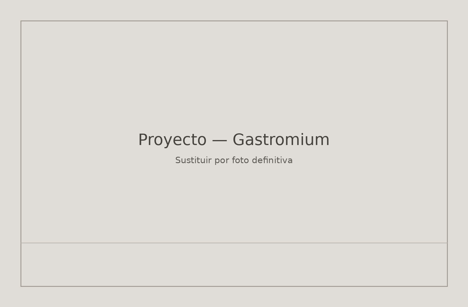 Proyecto gastronómico
